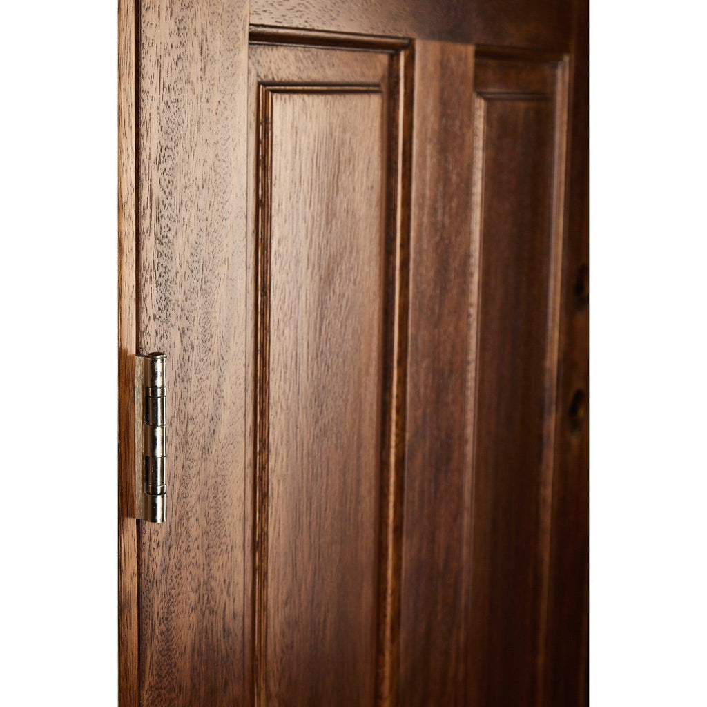36" Prehung Mahogany Entry Door System (Craftsman 8 Lite) - Pease Doors: The Door Store
