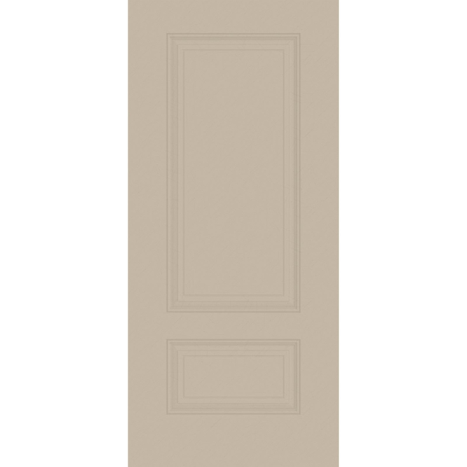 36" Mahogany Grain Fiberglass Entry Door Slab (3/4 Lite) - Pease Doors: The Door Store