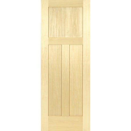 Poplar Interior Door Slab (3 Panel Craftsman) - Pease Doors: The Door Store