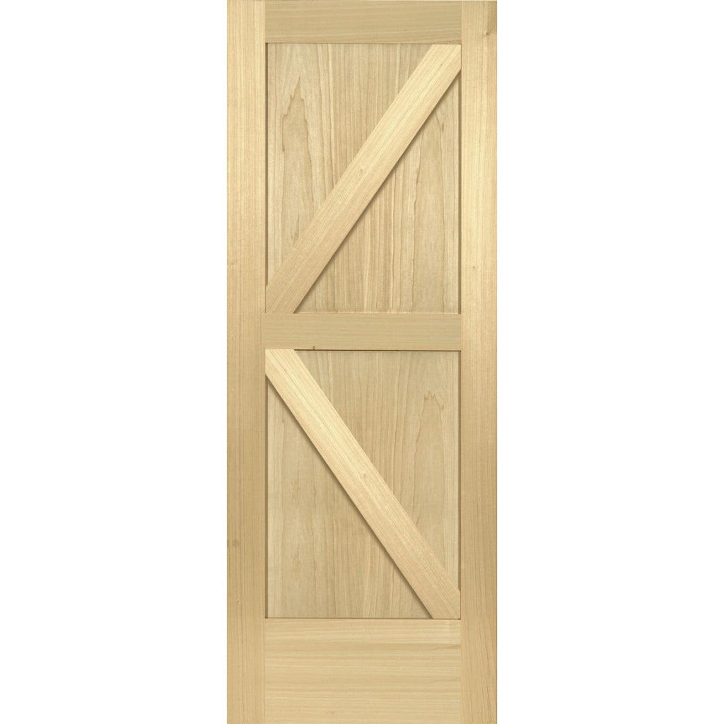 Poplar Interior Door Slab (K-Style Barn Door) - Pease Doors: The Door Store