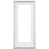 30" x 80" Prehung Smooth Fiberglass Entry Door System (6 Panel) - Pease Doors: The Door Store