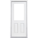 32" x 80" Prehung Smooth Fiberglass Entry Door System (6 Panel) - Pease Doors: The Door Store