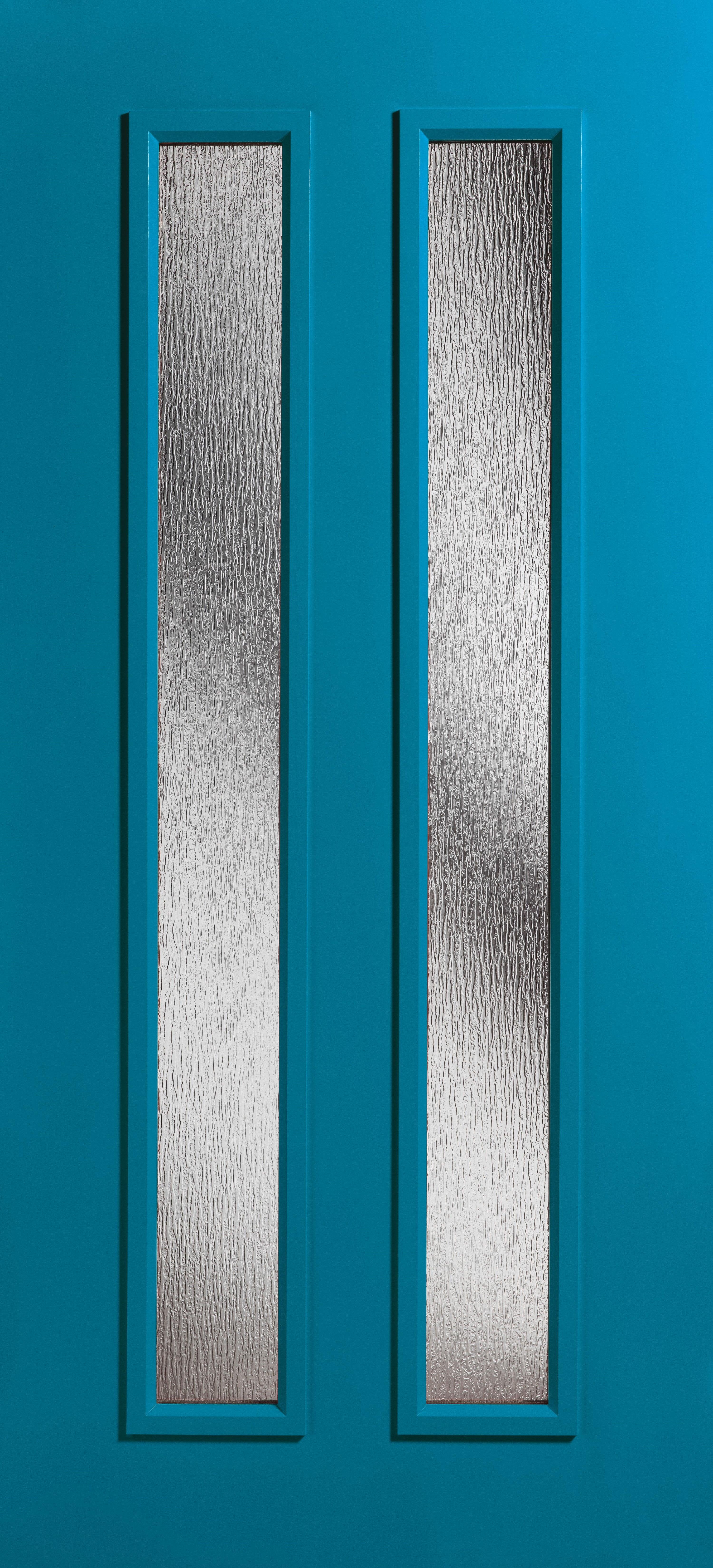 Rain Glass and Frame Kit (Half Sidelite 10" x 38" Frame Size) - Pease Doors: The Door Store