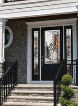 Saxon Glass and Frame Kit (Half Lite 24" x 38" Frame Size) - Pease Doors: The Door Store