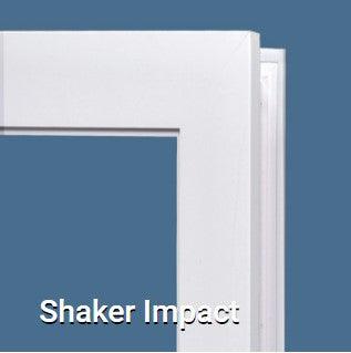 Raise & Lower Blinds Hurricane Impact Glass and Frame Kit (Full Sidelite 9" x 66" Frame Size) - Pease Doors: The Door Store