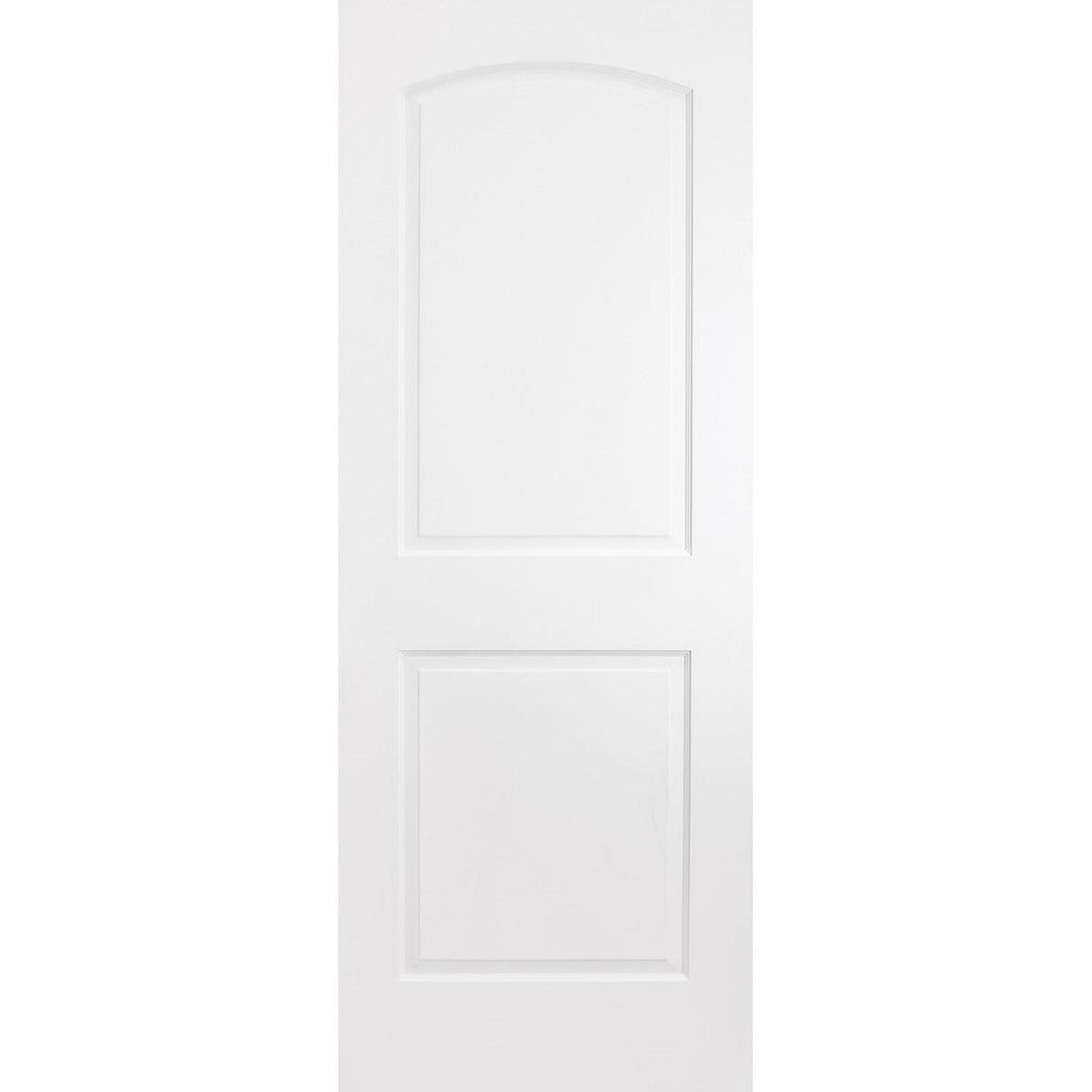 Solid Wood Interior Door Slab (2 Panel Archtop, Primed) - Pease Doors: The Door Store