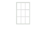 Half Lite Frame Kit with 9 Grids - Pease Doors: The Door Store