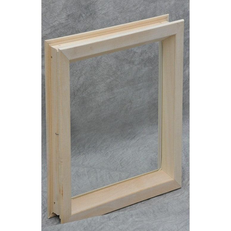 Frost Glass and Frame Kit (Interior 1 3/8" Door Thickness - Half Lite) - Pease Doors: The Door Store